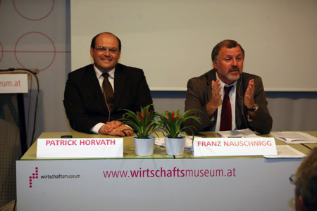 Podium Krise im Euroraum