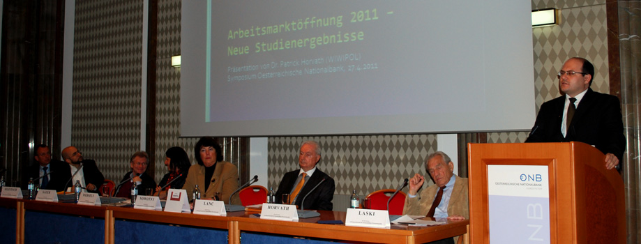 Podium Symposium Arbeitsmarktoeffnung