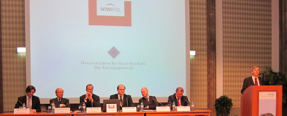 Buchpräsentation Eugen Freund Gesamtpodium