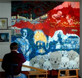 Werner Horvath painting Linz