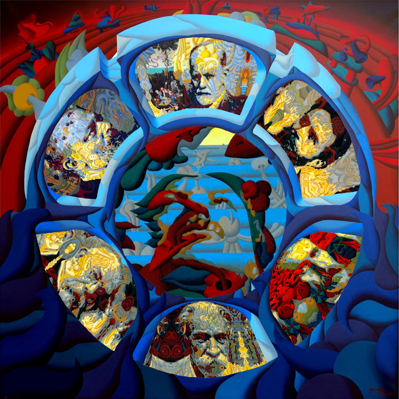 The world of medicine by the Austrian artist Werner Horvath