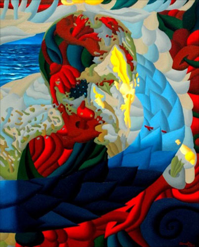 Self portrait of Werner Horvath